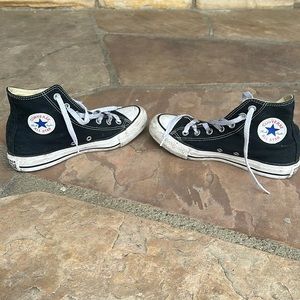 black high top converse